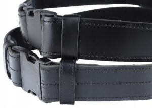 Pas Policyjny Taktyczny Czarny Skórzany Kontrakt Brytyjski r.L ok.110cm 5 15074715074