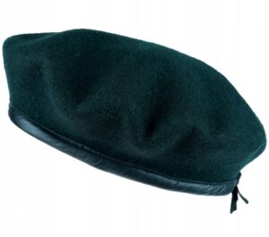 NOWY Beret wool knitted r.green militarny kontraktowy brytyjski zielony 59 3 15738192936