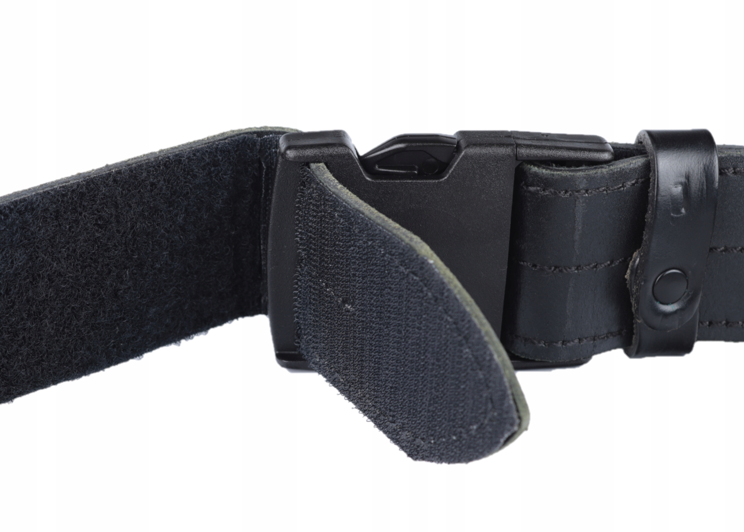 Pas Policyjny Taktyczny Czarny Skórzany Kontrakt Brytyjski r.M ok.102cm 8 15074718242