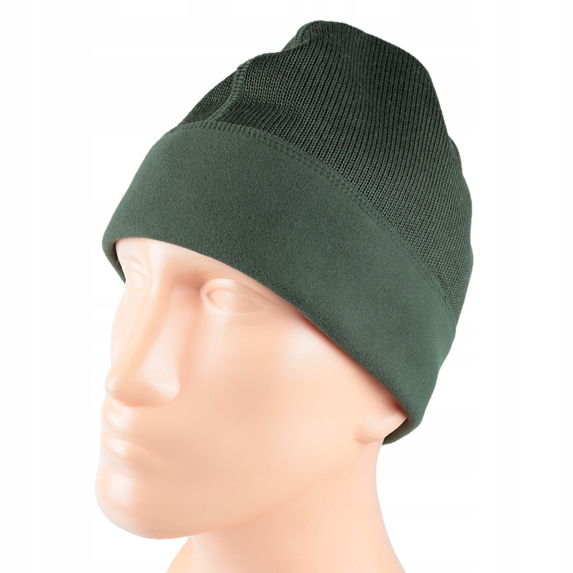Czapka Zimowa Wojskowa Wz 420Z-MON dwustronna zielona MERINO olive 56-57cm 8 15146514085