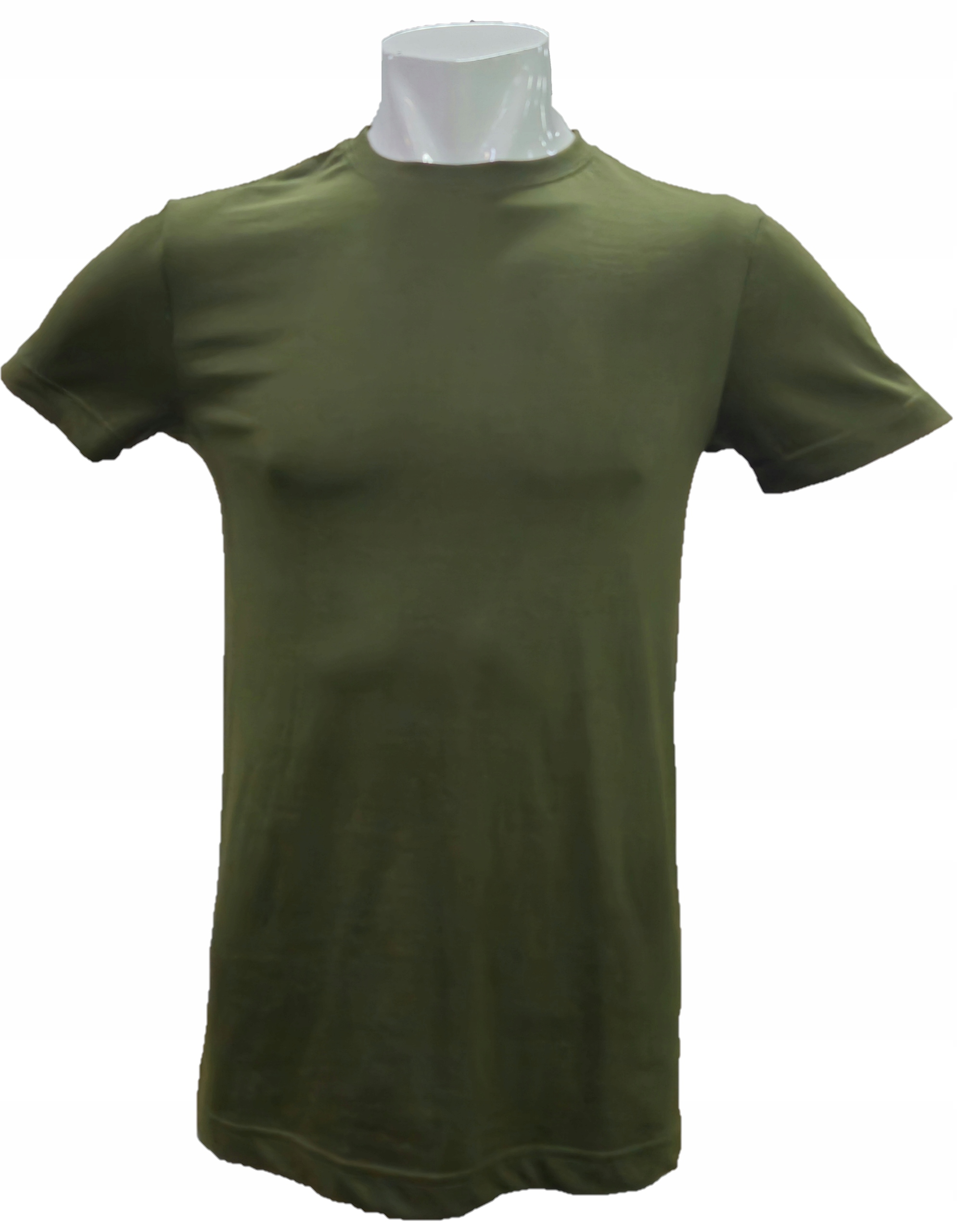 KOSZULKA COTTON 100% T-SHIRT ZIELONA OLIWKOWA 518/MON HEAVY ROZ. XS 3 15175067931