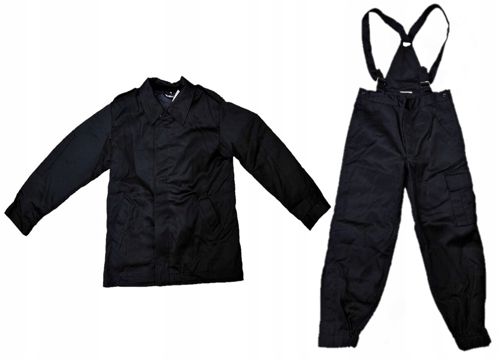 Ubranie Zimowe Kurtka Spodnie czołgisty mechanika Czarny WP wz.602 100/174 11 16857385278