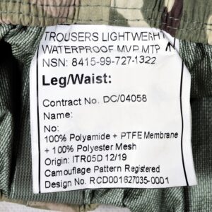 Nowe Spodnie przeciwdeszczowe wojskowe GORE-TEX MVP MTP M 75/80 7 17413065880