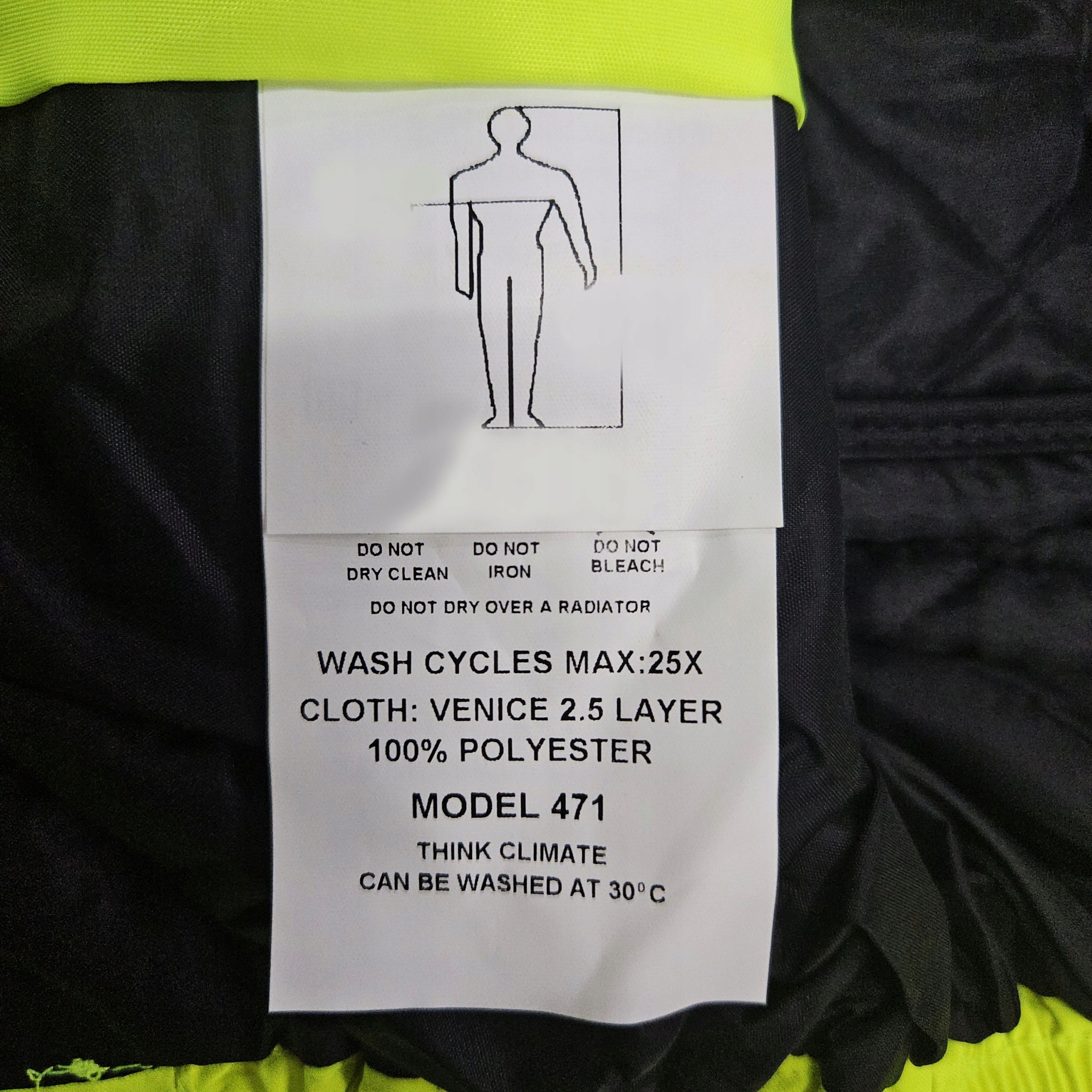 Kurtka odblaskowa police robocza membrana wodoodporna lekka CE M regular 14 17508267580