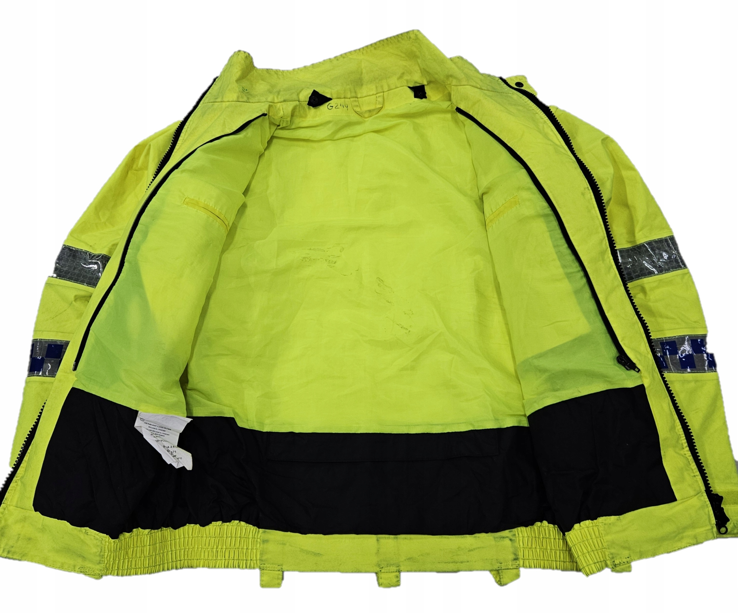 Kurtka odblaskowa police robocza membrana wodoodporna lekka CE M long 11 17508289434