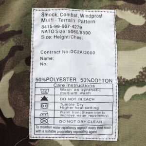 Kurtka Smock COMBAT Windproof vol.1 MTP MULTICAM stan BARDZO DOBRY 180/96 10 17640905102
