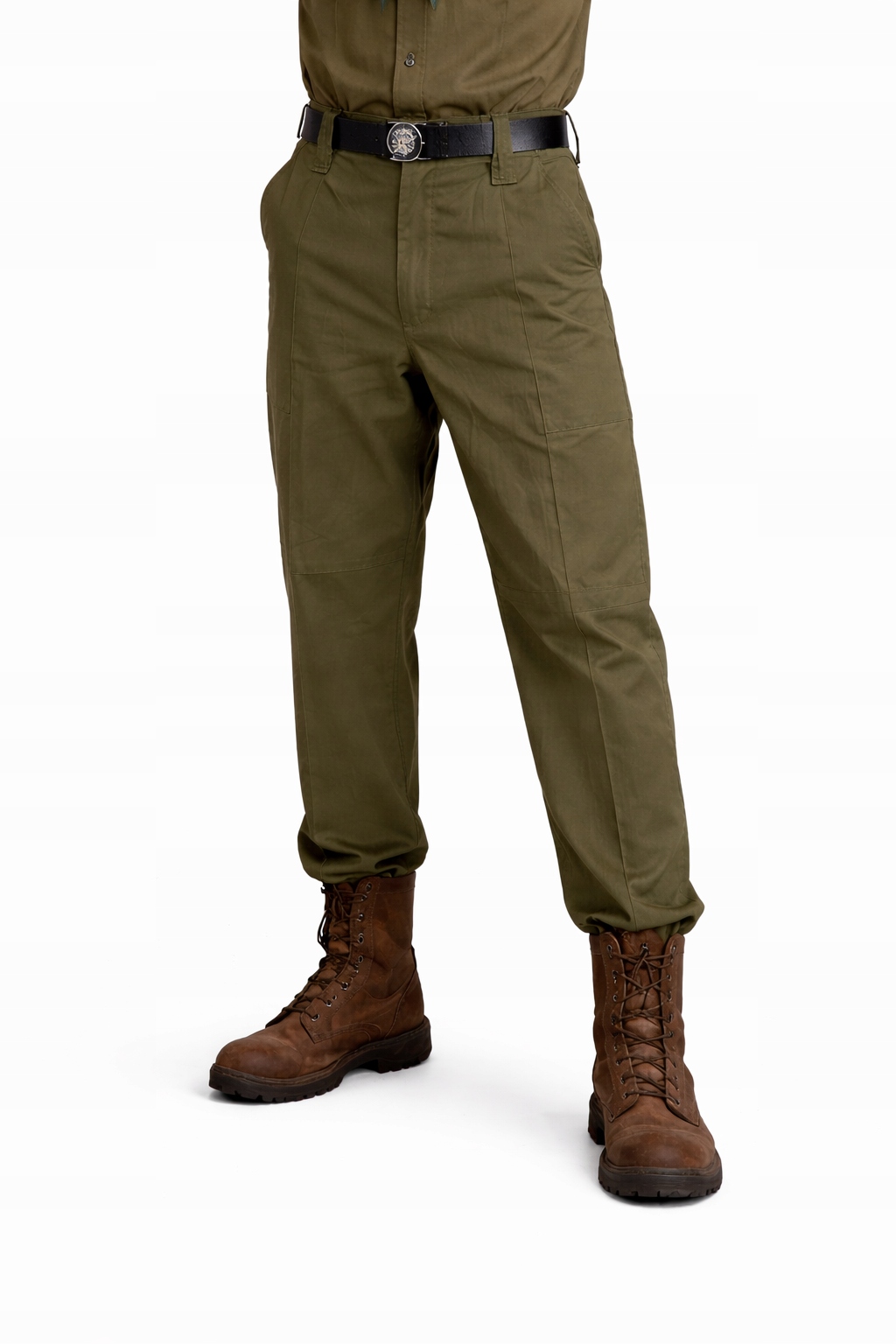 NOWE Spodnie Wojskowe Harcerskie OLIVE kontraktowe UK cargo 69/72/84 5 15671834294